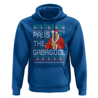 Funny Pass The Gabagool Christmas Hoodie Italian Food Xmas Mafia Gangster Movie - Wonder Print Shop