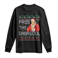 Funny Pass The Gabagool Christmas Long Sleeve Shirt Italian Food Xmas Mafia Gangster Movie - Wonder Print Shop
