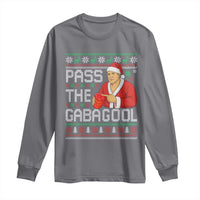 Funny Pass The Gabagool Christmas Long Sleeve Shirt Italian Food Xmas Mafia Gangster Movie - Wonder Print Shop