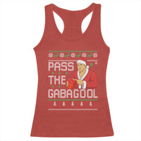 Funny Pass The Gabagool Christmas Racerback Tank Top Italian Food Xmas Mafia Gangster Movie - Wonder Print Shop