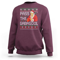 Funny Pass The Gabagool Christmas Sweatshirt Italian Food Xmas Mafia Gangster Movie - Wonder Print Shop