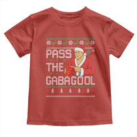 Funny Pass The Gabagool Christmas Toddler T Shirt Italian Food Xmas Mafia Gangster Movie - Wonder Print Shop