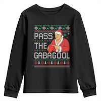 Funny Pass The Gabagool Christmas Youth Sweatshirt Italian Food Xmas Mafia Gangster Movie - Wonder Print Shop