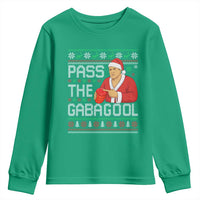Funny Pass The Gabagool Christmas Youth Sweatshirt Italian Food Xmas Mafia Gangster Movie - Wonder Print Shop