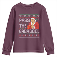 Funny Pass The Gabagool Christmas Youth Sweatshirt Italian Food Xmas Mafia Gangster Movie - Wonder Print Shop