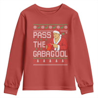 Funny Pass The Gabagool Christmas Youth Sweatshirt Italian Food Xmas Mafia Gangster Movie - Wonder Print Shop