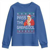 Funny Pass The Gabagool Christmas Youth Sweatshirt Italian Food Xmas Mafia Gangster Movie - Wonder Print Shop