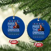 Funny Pass The Gabagool Christmas Ceramic Ornament Italian Food Xmas Mafia Movie - Wonder Print Shop