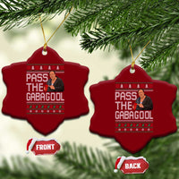 Funny Pass The Gabagool Christmas Ceramic Ornament Italian Food Xmas Mafia Movie - Wonder Print Shop