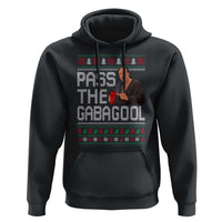 Funny Pass The Gabagool Christmas Hoodie Italian Food Xmas Mafia Movie - Wonder Print Shop