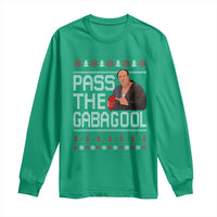 Funny Pass The Gabagool Christmas Long Sleeve Shirt Italian Food Xmas Mafia Movie - Wonder Print Shop