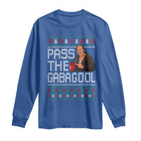 Funny Pass The Gabagool Christmas Long Sleeve Shirt Italian Food Xmas Mafia Movie - Wonder Print Shop