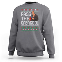 Funny Pass The Gabagool Christmas Sweatshirt Italian Food Xmas Mafia Movie - Wonder Print Shop