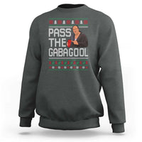 Funny Pass The Gabagool Christmas Sweatshirt Italian Food Xmas Mafia Movie - Wonder Print Shop