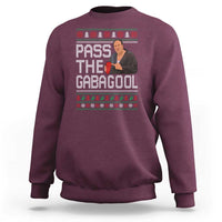 Funny Pass The Gabagool Christmas Sweatshirt Italian Food Xmas Mafia Movie - Wonder Print Shop