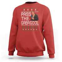 Funny Pass The Gabagool Christmas Sweatshirt Italian Food Xmas Mafia Movie - Wonder Print Shop