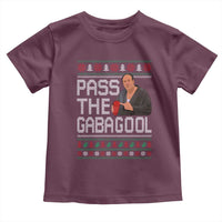 Funny Pass The Gabagool Christmas Toddler T Shirt Italian Food Xmas Mafia Movie - Wonder Print Shop