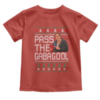 Funny Pass The Gabagool Christmas Toddler T Shirt Italian Food Xmas Mafia Movie - Wonder Print Shop