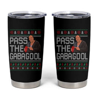 Funny Pass The Gabagool Christmas Tumbler Cup Italian Food Xmas Mafia Movie - Wonder Print Shop
