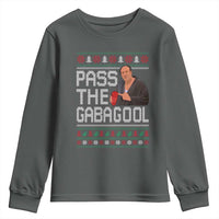 Funny Pass The Gabagool Christmas Youth Sweatshirt Italian Food Xmas Mafia Movie - Wonder Print Shop