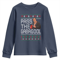 Funny Pass The Gabagool Christmas Youth Sweatshirt Italian Food Xmas Mafia Movie - Wonder Print Shop