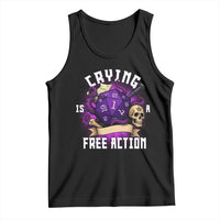 Funny RPG Gamer Crying Is A Free Action Tank Top Vintage D20 Side Quests Tabletop - Wonder Print Shop