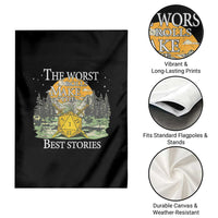 Not All Those Who Wander Are Lost Nevermind Garden Flag Funny RPG Parody Gamer - Wonder Print Shop