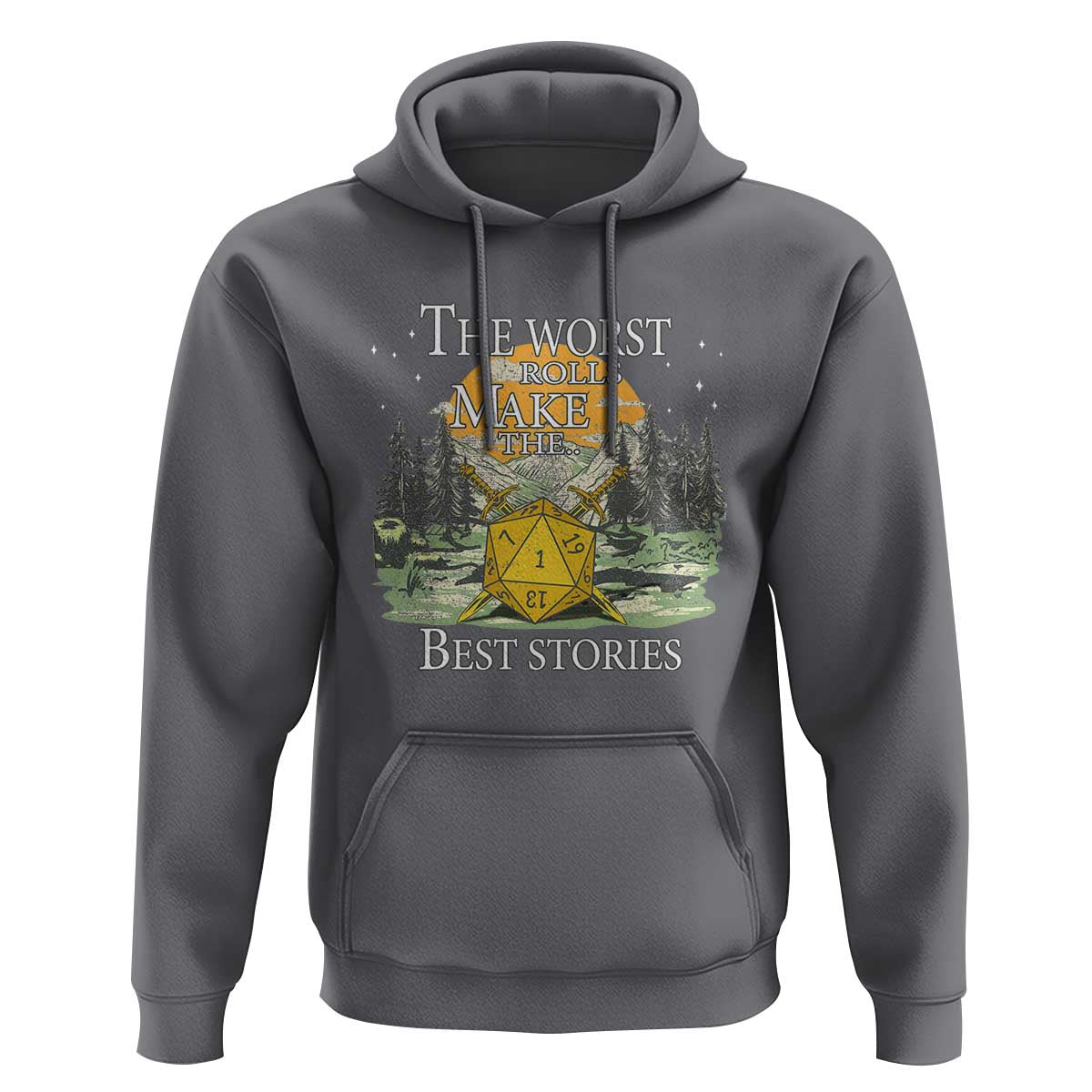 Not All Those Who Wander Are Lost Nevermind Hoodie Funny RPG Parody Gamer - Wonder Print Shop