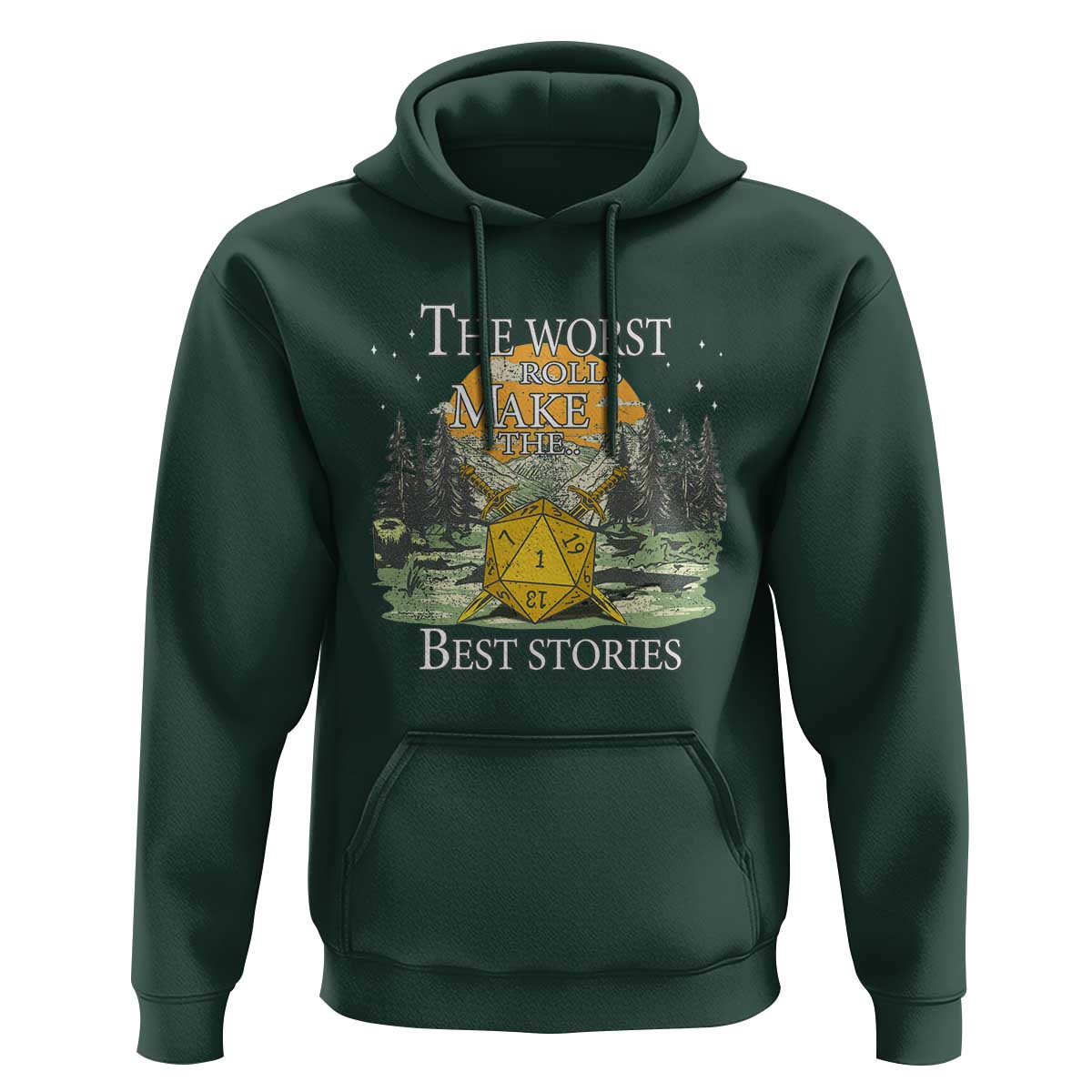 Not All Those Who Wander Are Lost Nevermind Hoodie Funny RPG Parody Gamer - Wonder Print Shop