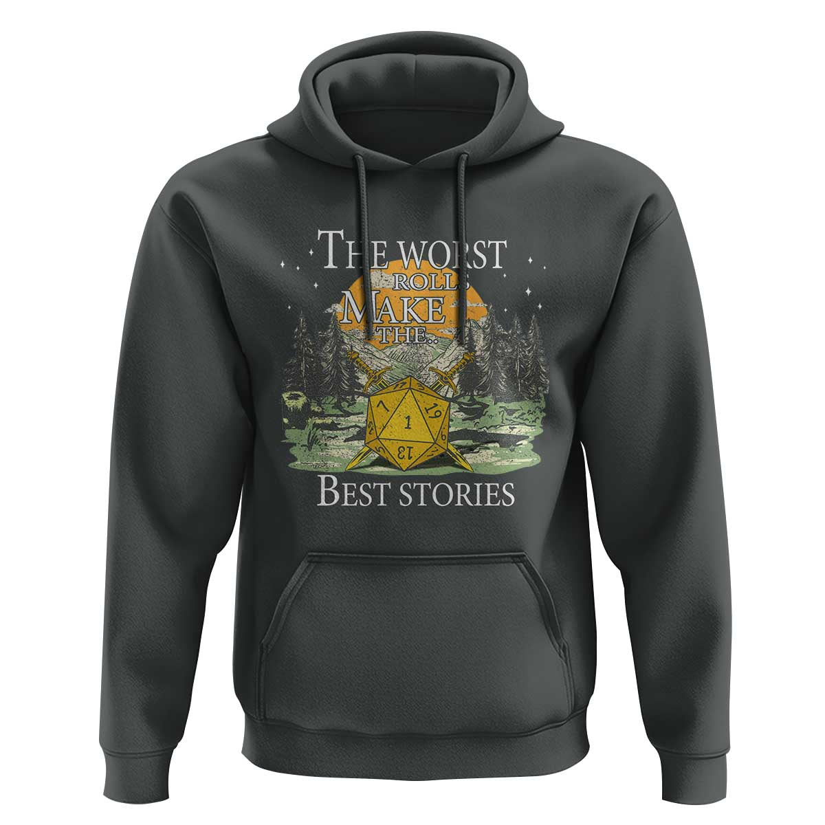 Not All Those Who Wander Are Lost Nevermind Hoodie Funny RPG Parody Gamer - Wonder Print Shop