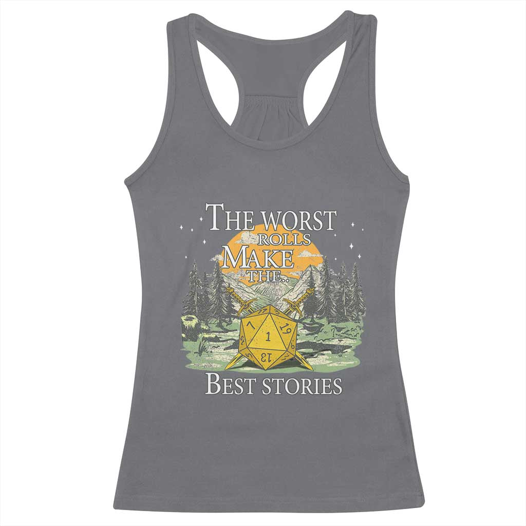 Not All Those Who Wander Are Lost Nevermind Racerback Tank Top Funny RPG Parody Gamer - Wonder Print Shop