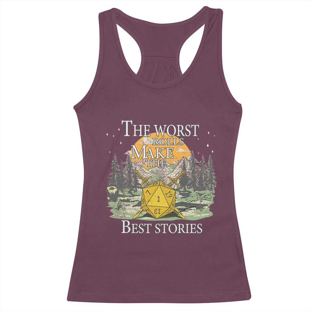 Not All Those Who Wander Are Lost Nevermind Racerback Tank Top Funny RPG Parody Gamer - Wonder Print Shop