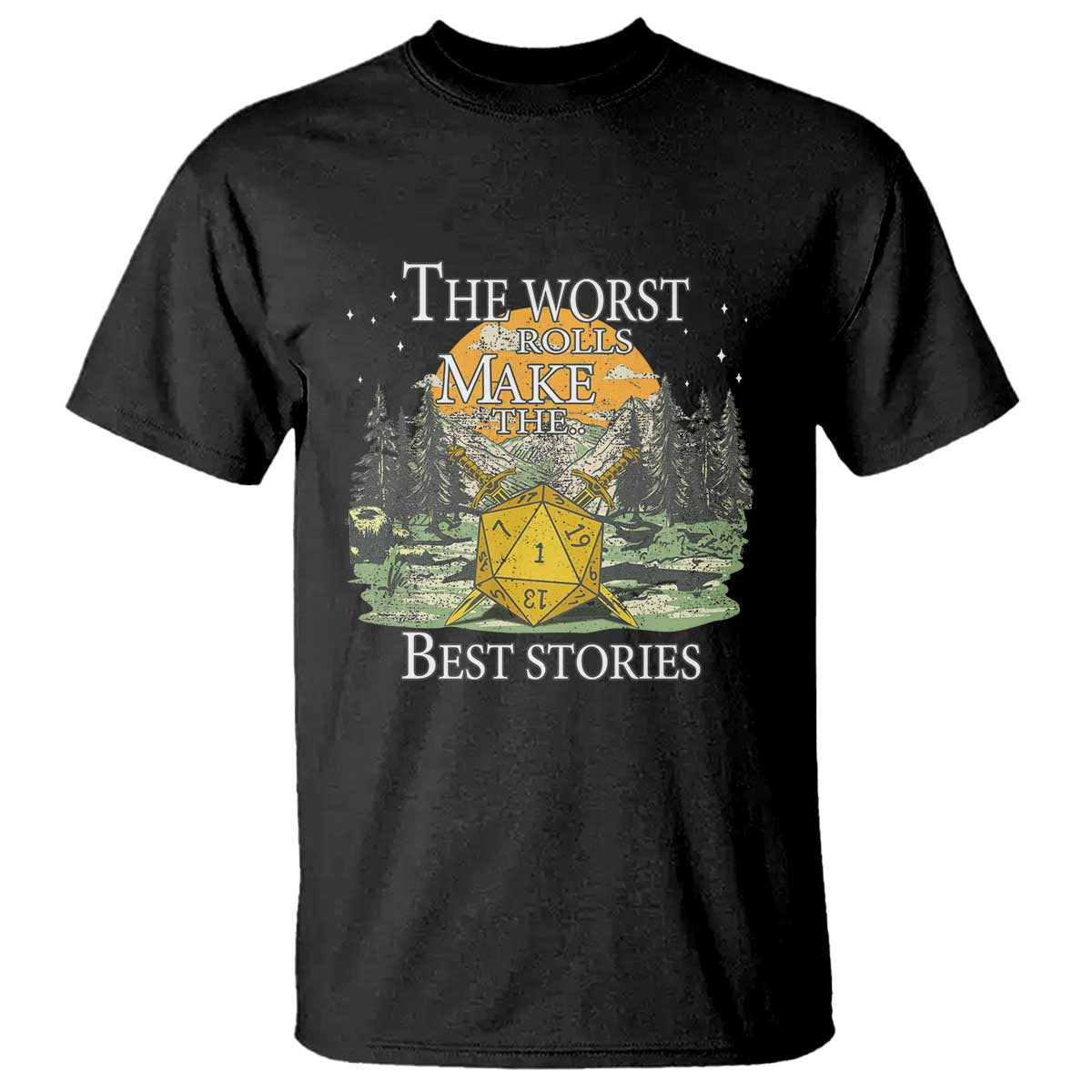 Not All Those Who Wander Are Lost Nevermind T Shirt Funny RPG Parody Gamer - Wonder Print Shop