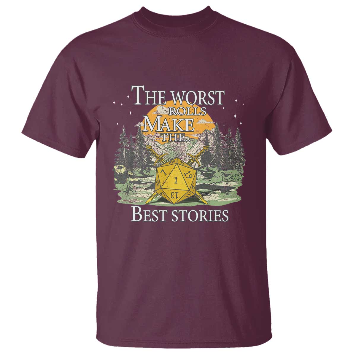 Not All Those Who Wander Are Lost Nevermind T Shirt Funny RPG Parody Gamer - Wonder Print Shop