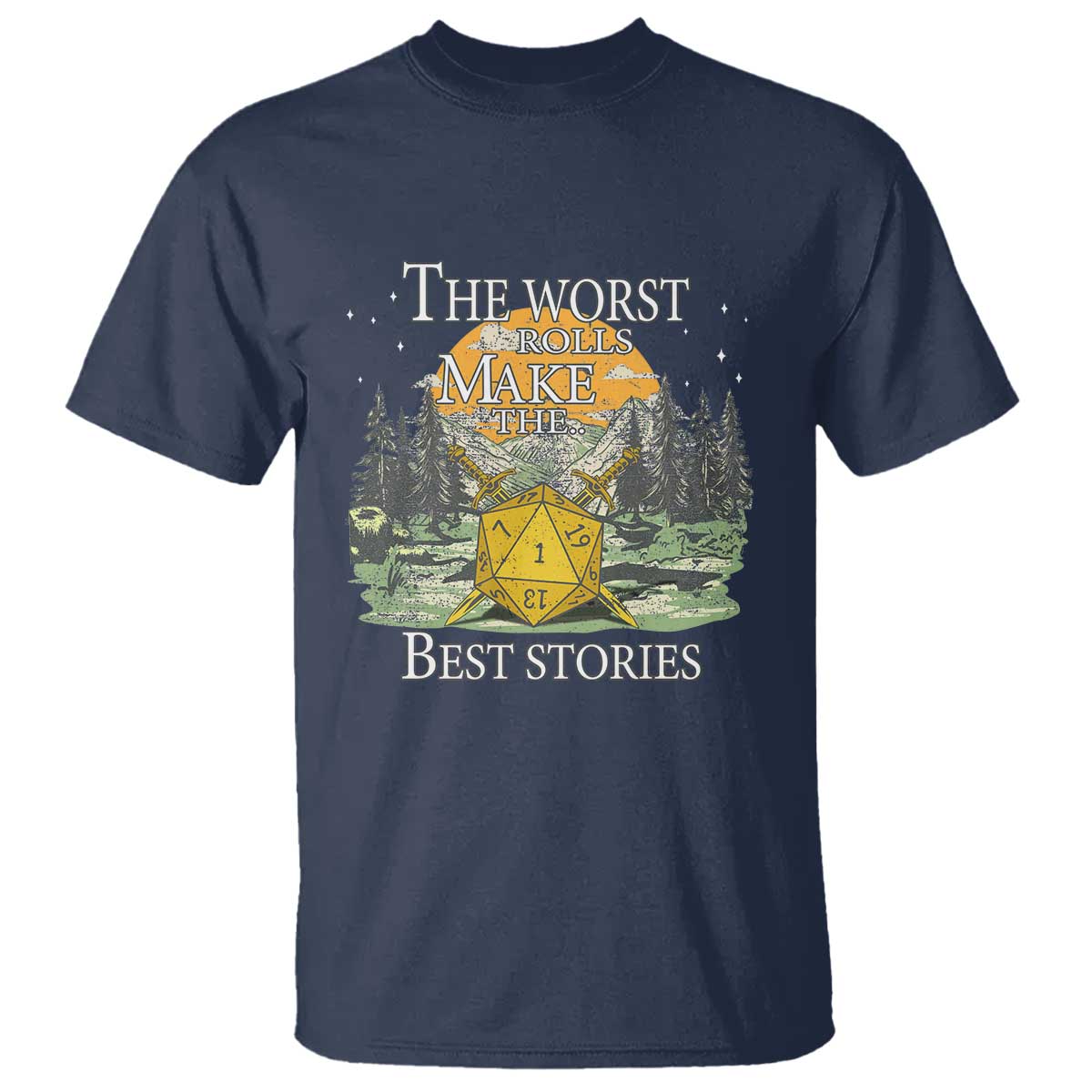 Not All Those Who Wander Are Lost Nevermind T Shirt Funny RPG Parody Gamer - Wonder Print Shop