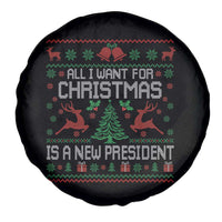 All I Want For Christmas Is A New President Spare Tire Cover Funny Xmas Political Satire - Wonder Print Shop