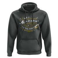 Funny Fly You Fools Christmas Hoodie Fantasy Movie Wizard Santa Sleigh - Wonder Print Shop