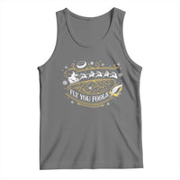 Funny Fly You Fools Christmas Tank Top Fantasy Movie Wizard Santa Sleigh - Wonder Print Shop
