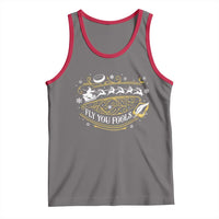 Funny Fly You Fools Christmas Tank Top Fantasy Movie Wizard Santa Sleigh - Wonder Print Shop