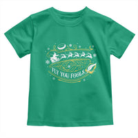 Funny Fly You Fools Christmas Toddler T Shirt Fantasy Movie Wizard Santa Sleigh - Wonder Print Shop