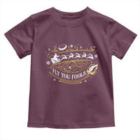 Funny Fly You Fools Christmas Toddler T Shirt Fantasy Movie Wizard Santa Sleigh - Wonder Print Shop