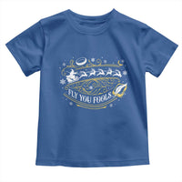 Funny Fly You Fools Christmas Toddler T Shirt Fantasy Movie Wizard Santa Sleigh - Wonder Print Shop