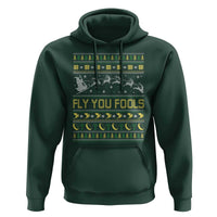 Funny Fly You Fools Christmas Hoodie Fantasy Movie Xmas Wizard Santa - Wonder Print Shop