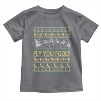Funny Fly You Fools Christmas Toddler T Shirt Fantasy Movie Xmas Wizard Santa - Wonder Print Shop