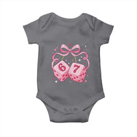 Funny 67 Dice Valentines Day Six Seven Meme Coquette Baby Onesie