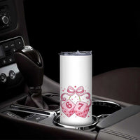 Funny 67 Dice Valentines Day Six Seven Meme Coquette Skinny Tumbler