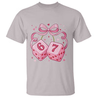 Funny 67 Dice Valentines Day Six Seven Meme Coquette T Shirt
