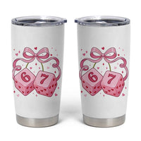 Funny 67 Dice Valentines Day Six Seven Meme Coquette Tumbler Cup