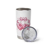 Funny 67 Dice Valentines Day Six Seven Meme Coquette Tumbler Cup