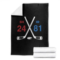 Funny Romance Hockey Throw Blanket 24 81 Numbers Sport Ice Hockey Team - Wonder Print Shop